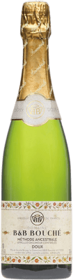 14,95 € 免费送货 | 白起泡酒 B&B Bouché Méthode Ancestrale Doux A.O.C. Blanquette de Limoux Occitania 法国 Mauzac 瓶子 75 cl