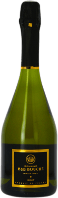 19,95 € Kostenloser Versand | Weißer Sekt B&B Bouché Prestige A.O.C. Crémant de Limoux Languedoc-Roussillon Frankreich Pinot Schwarz, Chardonnay, Chenin Weiß Flasche 75 cl