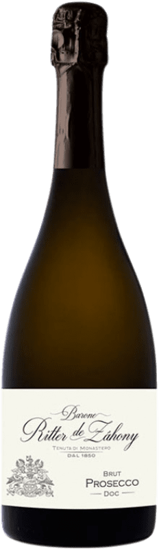 15,95 € Envio grátis | Espumante Branco Ritter de Záhony Brut — Bruto D.O.C. Prosecco Itália Glera 75 cl