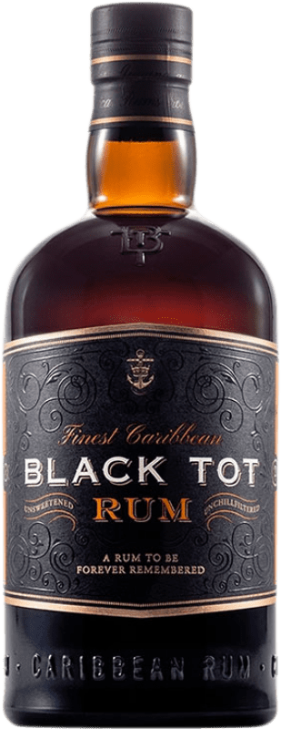 51,95 € 免费送货 | 朗姆酒 Black Tot Rum Finest Caribbean Rum 英国 瓶子 70 cl