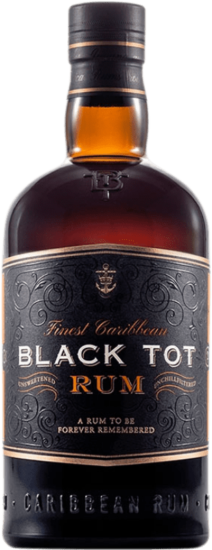 27,95 € Kostenloser Versand | Rum Black Tot Rum Caribbean Großbritannien 70 cl