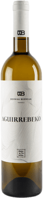 9,95 € 免费送货 | 白酒 Berroja Txakoli Aguirrebeko D.O. Bizkaiko Txakolina 巴斯克地区 西班牙 Riesling, Hondarribi Zuri 瓶子 75 cl