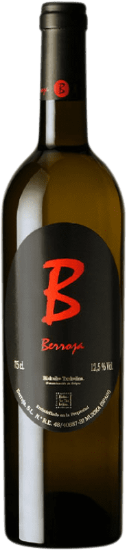 14,95 € 免费送货 | 白酒 Berroja Txakoli D.O. Bizkaiko Txakolina 巴斯克地区 西班牙 Riesling, Hondarribi Zuri 瓶子 75 cl