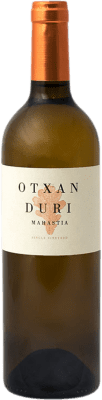10,95 € Envio grátis | Vinho Branco Bizkai Barne Txakoli Otxanduri D.O. Bizkaiko Txakolina País Basco Espanha Riesling, Hondarribi Zuri Eco — Biológico Garrafa 75 cl