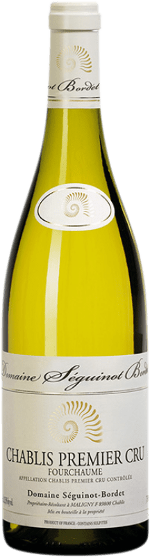 28,95 € Envio grátis | Vinho branco Séguinot Bordet Fourchaume A.O.C. Chablis Borgonha França Chardonnay Garrafa 75 cl