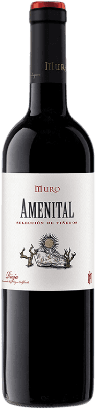 19,95 € Envío gratis | Vino tinto Muro Amenital D.O.Ca. Rioja La Rioja España Tempranillo, Graciano Botella 75 cl