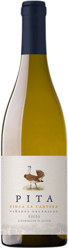 32,95 € Envoi gratuit | Vin Blanc Pita Finca La Cantera Crianza D.O. Rueda Castille et Leon Espagne Verdejo Eco Biologique Bouteille 75 cl