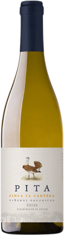 24,95 € Envío gratis | Vino blanco Pita Finca La Cantera Crianza D.O. Rueda Castilla y León España Verdejo Botella 75 cl