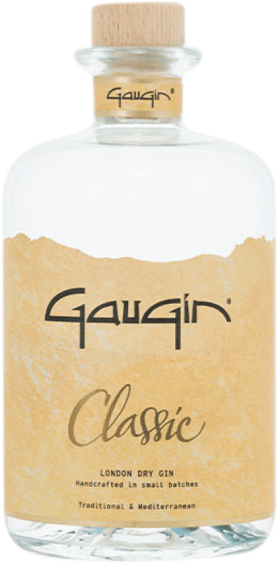 54,95 € Envio grátis | Gin GauGin Classic Bélgica Garrafa Medium 50 cl