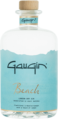27,95 € Kostenloser Versand | Genever Gin GauGin Beach Belgien Medium-Flasche 50 cl