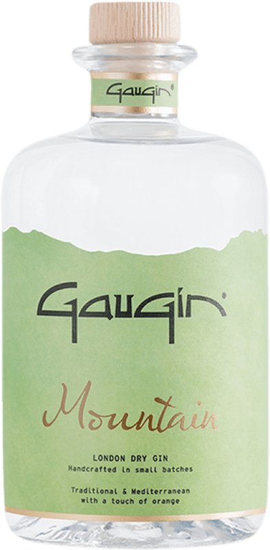 54,95 € Envio grátis | Gin GauGin Mountain Bélgica Garrafa Medium 50 cl