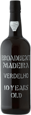 54,95 € Бесплатная доставка | Крепленое вино Broadbent Verdelho I.G. Madeira мадера Португалия Verdejo 10 Лет бутылка 75 cl