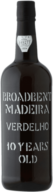 57,95 € Бесплатная доставка | Креплёное вино Broadbent Verdelho I.G. Madeira мадера Португалия Verdejo 10 Лет бутылка 75 cl