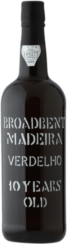 54,95 € Kostenloser Versand | Verstärkter Wein Broadbent Verdelho I.G. Madeira Madeira Portugal Verdejo 10 Jahre Flasche 75 cl