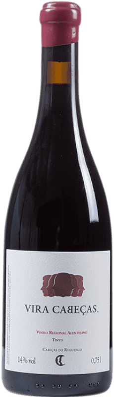 18,95 € Spedizione Gratuita | Vino Rosso Cabeças do Reguengo Vira Cabeças I.G. Alentejo Alentejo Portogallo Tempranillo, Aragonez, Trincadeira Bottiglia 75 cl