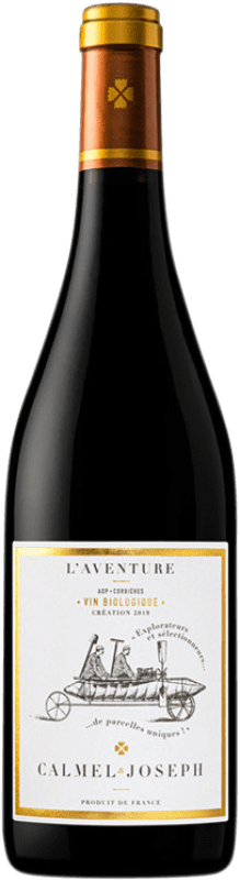 18,95 € Kostenloser Versand | Rotwein Calmel & Joseph L'Aventure A.O.C. Corbières Languedoc-Roussillon Frankreich Syrah, Garnacha Roja Ökologisch Flasche 75 cl