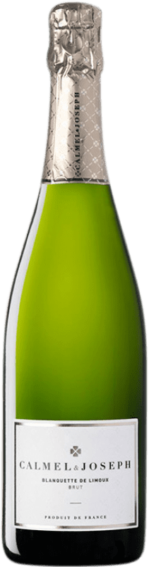 25,95 € Бесплатная доставка | Белое игристое Calmel & Joseph брют A.O.C. Blanquette de Limoux Occitania Франция Chardonnay, Mauzac бутылка 75 cl