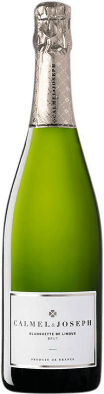 25,95 € Kostenloser Versand | Weißer Sekt Calmel & Joseph Brut A.O.C. Blanquette de Limoux Occitania Frankreich Chardonnay, Mauzac Flasche 75 cl