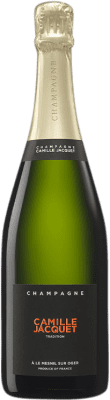 28,95 € 免费送货 | 白起泡酒 Camille Jacquet Tradition 香槟 A.O.C. Champagne 香槟酒 法国 Pinot Black, Chardonnay, Pinot Meunier 瓶子 75 cl