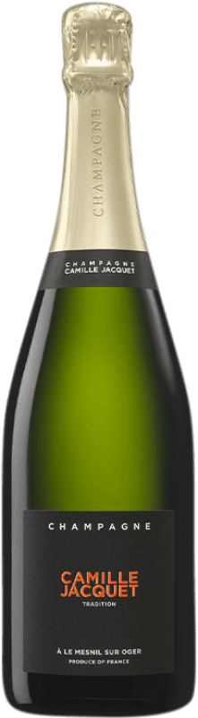 39,95 € 送料無料 | 白スパークリングワイン Camille Jacquet Tradition Brut A.O.C. Champagne シャンパン フランス Pinot Black, Chardonnay, Pinot Meunier ボトル 75 cl