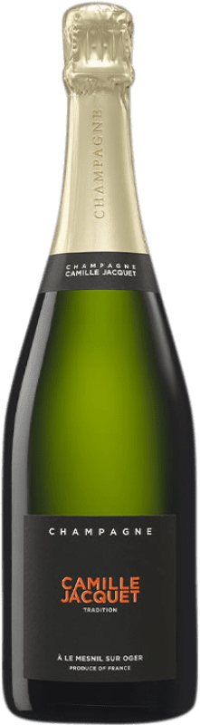 31,95 € Envoi gratuit | Vin Mousseux Blanc Camille Jacquet Brut Traditionnelle A.O.C. Champagne Champagne France Pinot Noir, Chardonnay, Pinot Meunier Bouteille 75 cl
