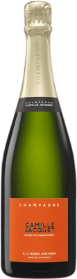 39,95 € 免费送货 | 白起泡酒 Camille Jacquet Grand Cru Blanc de Blancs A.O.C. Champagne 香槟酒 法国 Chardonnay 瓶子 75 cl