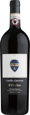 34,95 € Envio grátis | Vinho Tinto Castello di Querceto Il Picchio Clássico, Seleção D.O.C.G. Chianti Tuscany Itália Sangiovese, Colorino, Canaiolo 75 cl