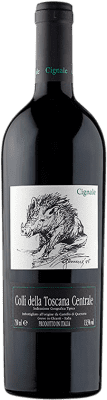 49,95 € Envio grátis | Vinho Tinto Castello di Querceto Cignale Itália Merlot, Cabernet Sauvignon 75 cl