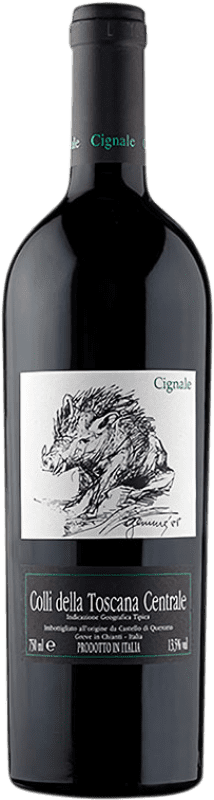 78,95 € Envoi gratuit | Vin rouge Castello di Querceto Cignale Italie Merlot, Cabernet Sauvignon Bouteille 75 cl
