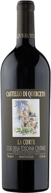 49,95 € Envío gratis | Vino tinto Castello di Querceto La Corte Italia Sangiovese Botella 75 cl