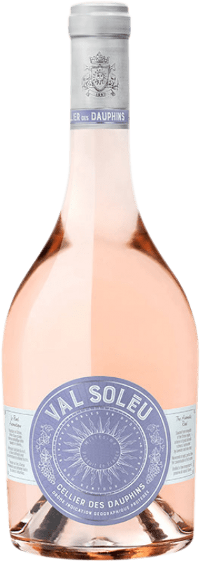 9,95 € Envoi gratuit | Vin rose Cellier des Dauphins Val Soleu Drôme Rosado Auvernia France Syrah, Grenache, Cinsault Bouteille 75 cl