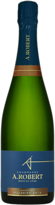 63,95 € 送料無料 | 白スパークリングワイン A. Robert Millésimé A.O.C. Champagne シャンパン フランス Pinot Black, Chardonnay, Pinot Meunier ボトル 75 cl