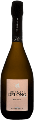 58,95 € 免费送货 | 白起泡酒 Delong Marlène Cuvée Zéro A.O.C. Champagne 香槟酒 法国 Pinot Black, Chardonnay, Pinot Meunier 瓶子 75 cl