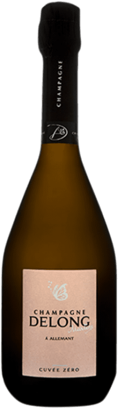 58,95 € Kostenloser Versand | Weißer Sekt Delong Marlène Cuvée Zéro A.O.C. Champagne Champagner Frankreich Pinot Schwarz, Chardonnay, Pinot Meunier Flasche 75 cl
