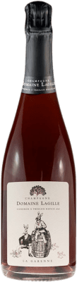 91,95 € Бесплатная доставка | Розовое игристое Domaine Lagille La Garenne Rosé de Saignée A.O.C. Champagne шампанское Франция Pinot Meunier бутылка 75 cl