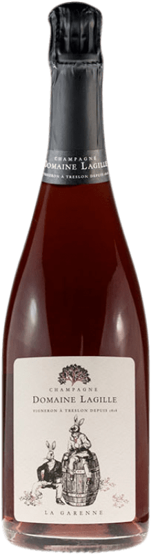 87,95 € 免费送货 | 玫瑰气泡酒 Lagille La Garenne Rosé de Saignée A.O.C. Champagne 香槟酒 法国 Pinot Meunier 瓶子 75 cl