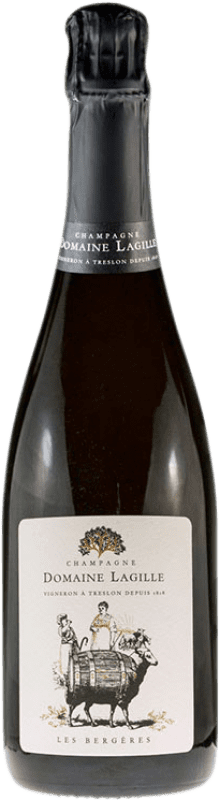 65,95 € Бесплатная доставка | Белое игристое Lagille Les Bergères A.O.C. Champagne шампанское Франция Pinot Black бутылка 75 cl