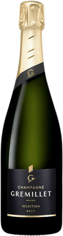 26,95 € 送料無料 | 白スパークリングワイン Gremillet Sélection Brut A.O.C. Champagne シャンパン フランス Pinot Black, Chardonnay ボトル 75 cl