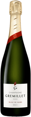 35,95 € Бесплатная доставка | Белое игристое Gremillet Blanc de Noirs A.O.C. Champagne шампанское Франция Pinot Black бутылка 75 cl