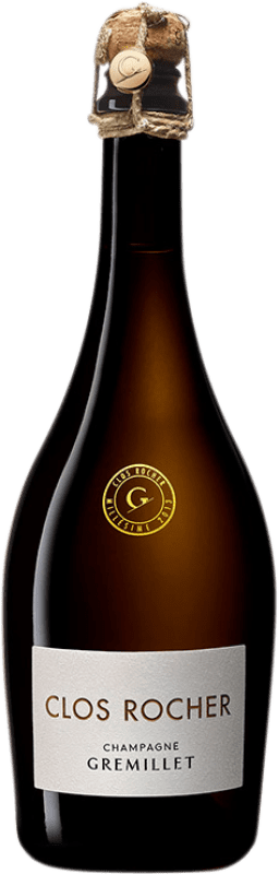 113,95 € Envío gratis | Espumoso Blanco Gremillet Clos Rocher Brut A.O.C. Champagne Champagne Francia Pinot Negro 75 cl