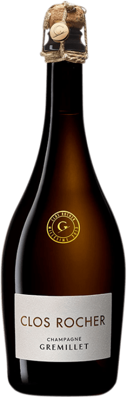 133,95 € Envío gratis | Espumoso blanco Gremillet Clos Rocher Brut A.O.C. Champagne Champagne Francia Pinot Negro Botella 75 cl