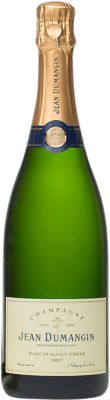 62,95 € Kostenloser Versand | Weißer Sekt Jean Dumangin Blanc de Blancs Terroir Brut Reserve A.O.C. Champagne Champagner Frankreich Chardonnay Flasche 75 cl