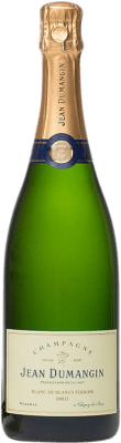 56,95 € Kostenloser Versand | Weißer Sekt Jean Dumangin Terroir Brut — Herb Blanc de Blancs Reserve — Gereift A.O.C. Champagne Champagner Frankreich Chardonnay 75 cl