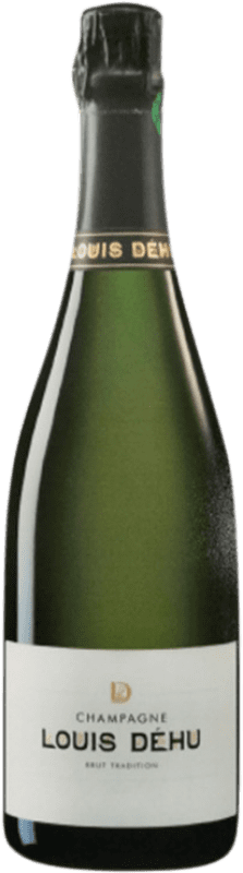 32,95 € Envio grátis | Espumante branco Louis Déhu Tradition Brut A.O.C. Champagne Champagne França Pinot Preto, Chardonnay, Pinot Meunier Garrafa 75 cl