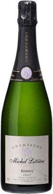 35,95 € Envío gratis | Espumoso Blanco Michel Littiere Brut Reserva A.O.C. Champagne Champagne Francia Pinot Negro, Chardonnay, Pinot Meunier 75 cl