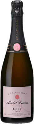 39,95 € 免费送货 | 玫瑰气泡酒 Michel Littiere Rosé 香槟 A.O.C. Champagne 香槟酒 法国 Pinot Black, Chardonnay, Pinot Meunier 瓶子 75 cl