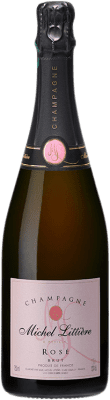 42,95 € 送料無料 | ロゼスパークリングワイン Michel Littiere Rosé Brut A.O.C. Champagne シャンパン フランス Pinot Black, Chardonnay, Pinot Meunier ボトル 75 cl