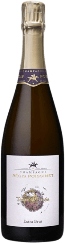67,95 € Spedizione Gratuita | Spumante Bianco Régis Poissinet Terre d'Irizée Extra Brut A.O.C. Champagne champagne Francia Chardonnay, Pinot Meunier Bottiglia 75 cl