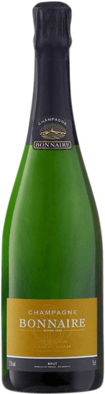 39,95 € Envio grátis | Espumante branco Bonnaire Ver Sacrum Blanc de Blancs A.O.C. Champagne Champagne França Chardonnay Garrafa 75 cl