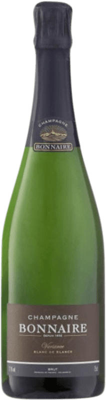 42,95 € Spedizione Gratuita | Vino Bianco Bonnaire Variance Blanc de Blancs A.O.C. Champagne champagne Francia Chardonnay 75 cl